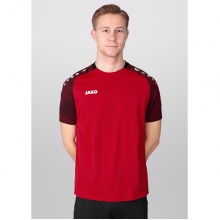 JAKO Sport-Tshirt Performance (modern, atmungsaktiv, schnelltrocknend) rot/schwarz Herren